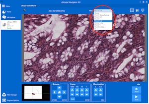 Changing Filter while Setting Focus and Illumination