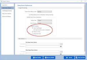Setting Tiled TIFF Image Options